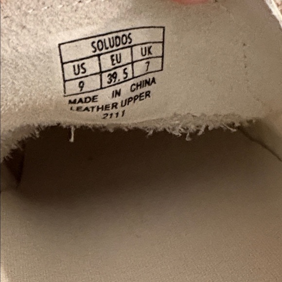 soludos good vibes lace up leather sneakers size 9 - Picture 8 of 12